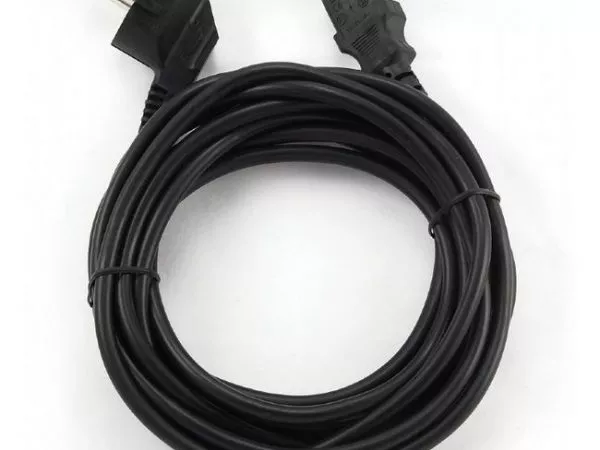 Power Cord PC-220V 5.0m Euro Plug, with VDE approval, PC-186-VDE-5M