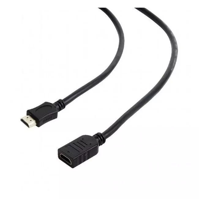 Cable HDMI male to HDMI female 1.8m Gembird male-female, V1.4, Black, CC-HDMI4X-6