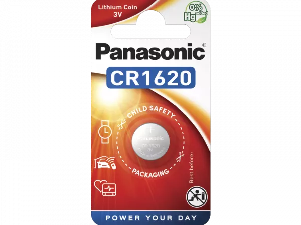 CR1620, Blister*1, Panasonic, CR-1620EL/1B