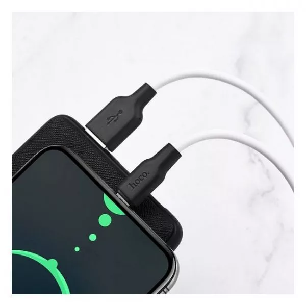 Hoco X21 Plus Silicone charging cable Type-C (2.0m) Black&White