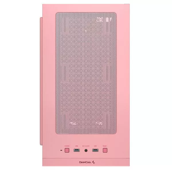 DEEPCOOL "MACUBE 110 PINK" Micro-ATX Case, with Side-Window (Tempered Glass Side Panel), without PSU, Tool-less, 1 fans pre-installed (1x120mm DC fan)
