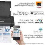 Printer Canon Pixma Mobile TR150 W/BAT Black,  A4, Print 4800x1200dpi_2pl, ESAT 9.0/5.5 ipm,64-05г/м