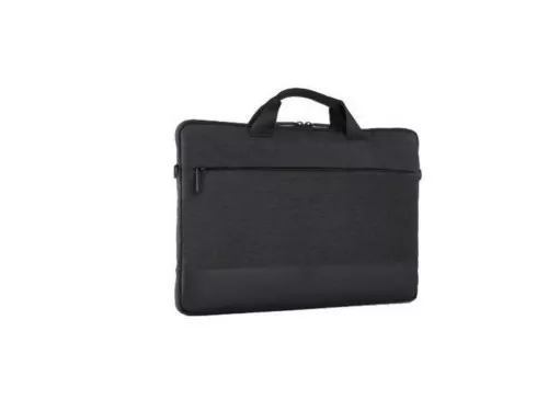 15" NB Bag - Dell Professional Sleeve 15, The professionally chic heather dark grey exterior and plu