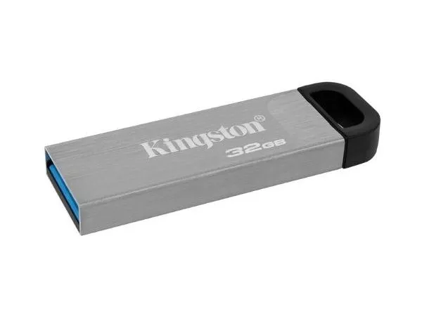 64GB USB3.2  Kingston DataTraveler Kyson Silver (DTKN/64GB), Metal casing, Compact and lightweight (Read 200 MByte/s)