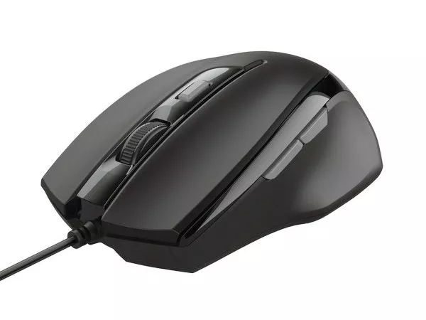 Trust Voca Comfort Mouse, 800-2400 dpi, 3 button, USB, 1.6m