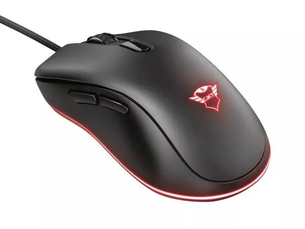 Trust Gaming GXT 930 Jacx RGB Mouse, 200 - 6400 dpi, 6 Programmable, responsive buttons including 2