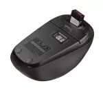 Trust  Yvi Wireless Mini Optical Mouse - Red, 2.4GHz, Nano receiver, 800/1600 dpi, USB