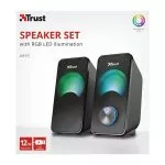 Trust Arys 2.0 Speaker Set, 20W, USB-powered, Black