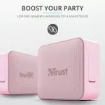 Trust Zowy Compact Bluetooth Wireless Speaker 10W, Waterproof IPX7, Up to 12 hours, Link two speaker