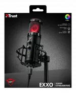 Trust Gaming GXT 256 Exxo USB Streaming Microphone,  5 single colours and RGB cycle