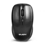 Mouse Wireless SVEN RX-305, Laser, Black, USB, weight 85g
