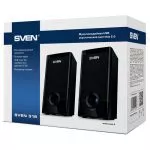 Speakers SVEN 318 Black, 5w, USB power / DC 5V