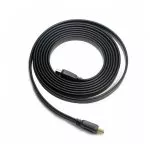 Cable HDMI to HDMI  3.0m Gembird FLAT male-male, 19m-19m (V1.4), Black