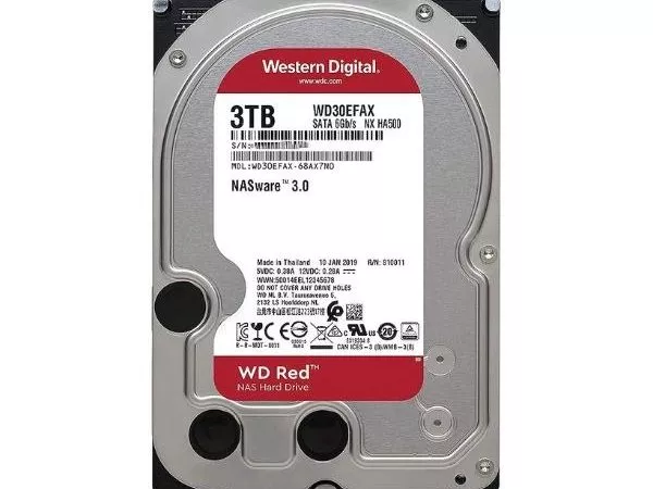 3.5" HDD  3.0TB-SATA-256MB Western Digital "Red NAS (WD30EFAX)"