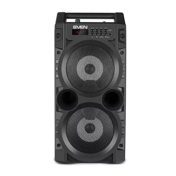 Speakers SVEN "PS-440" 20w, Black, TWS, Bluetooth, FM, USB, microSD, LED-display, RC, 2x2000mA*