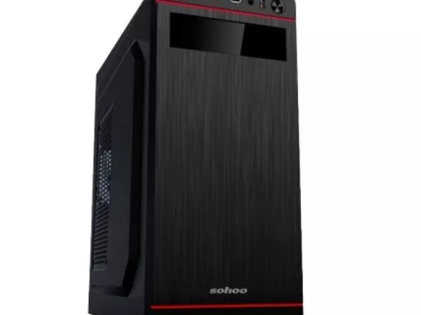 Case ATX 500W Sohoo 5907BR, Black-Red, ATX-500W-12cm
