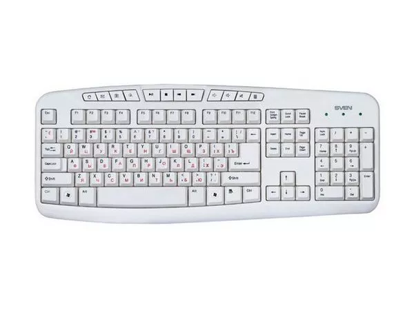 Keyboard SVEN Comfort 3050 White USB
