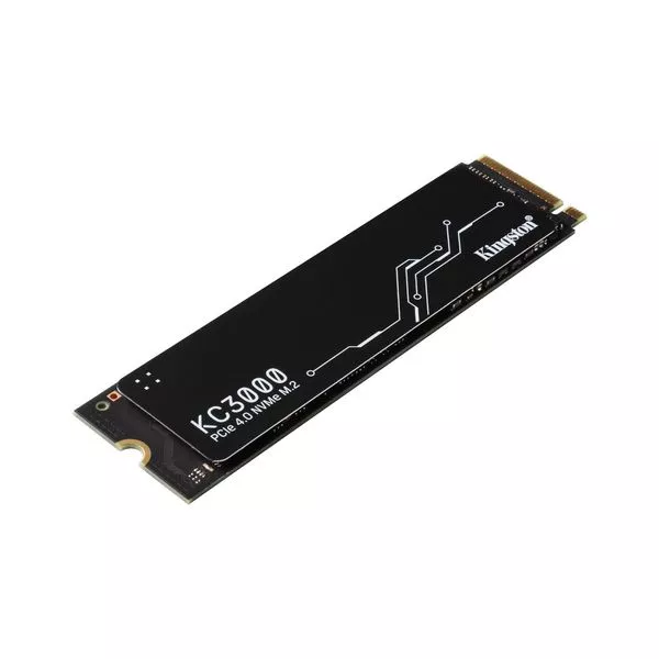 M.2 NVMe SSD  500GB Kingston KC3000, w/HeatSpreader, PCIe4.0 x4 / NVMe, M2 Type 2280 form factor, Sequential Reads 7000 MB/s, Sequential Writes 3900 M