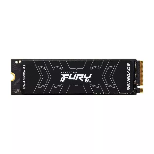 M.2 NVMe SSD  500GB Kingston Fury Renegade, w/HeatSpreader, PCIe4.0 x4 / NVMe, M2 Type 2280 form factor, Sequential Reads 7300 MB/s, Sequential Writes
