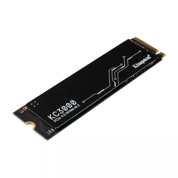 M.2 NVMe SSD 1.0TB Kingston KC3000, w/HeatSpreader, PCIe4.0 x4 / NVMe, M2 Type 2280 form factor, Sequential Reads 7000 MB/s, Sequential Writes 6000 MB