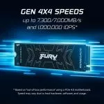 M.2 NVMe SSD 1.0TB Kingston Fury Renegade (SFYRS/1000G)