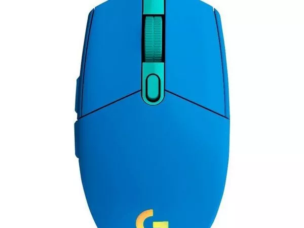 Gaming Mouse Logitech G102 Lightsync, Optical, 200-8000 dpi, 6 buttons, Ambidextrous, RGB, Blue USB