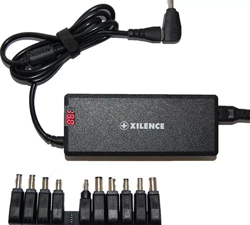 XILENCE XP-LP90.XM010, 90W Mini, Universal Notebook Power Adapter, 11 +1 (LENOVO) different tips, LE