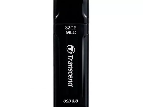 32GB USB3.1 Flash Drive Transcend "JetFlash 750", Black, Classic, Endurance MLC (R/W:130/30MB/s)