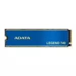 M.2 NVMe SSD  500GB ADATA LEGEND 740 [PCIe 3.0 x4, R/W:2500/1700MB/s, 100/200K IOPS, 300TBW, TLC]