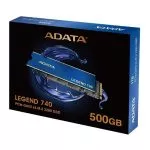 M.2 NVMe SSD  500GB ADATA LEGEND 740 [PCIe 3.0 x4, R/W:2500/1700MB/s, 100/200K IOPS, 300TBW, TLC]