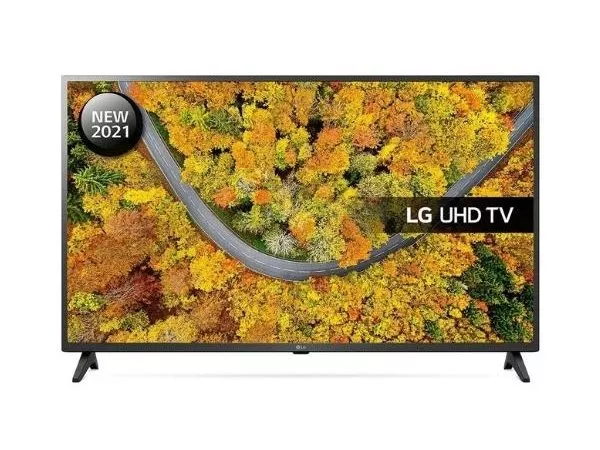 43" LED TV LG 43UP75006LF, Black, SmartTV (webOS), Active HDR, True Motion 100, ULTRA Surround, HbbTV, Color Enhancer, Clear Voice III, RMS 2x10W, HDM