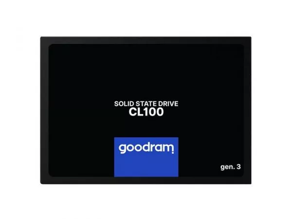 2.5" SSD  120GB  GOODRAM CL100 Gen.3, SATAIII, Sequential Reads: 485 MB/s, Sequential Writes: 380 MB