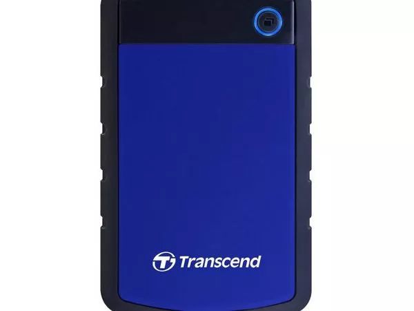 4.0TB (USB3.0) 2.5" Transcend "StoreJet 25H3B", Navy Blue, Rubber Anti-Shock, One Touch Backup