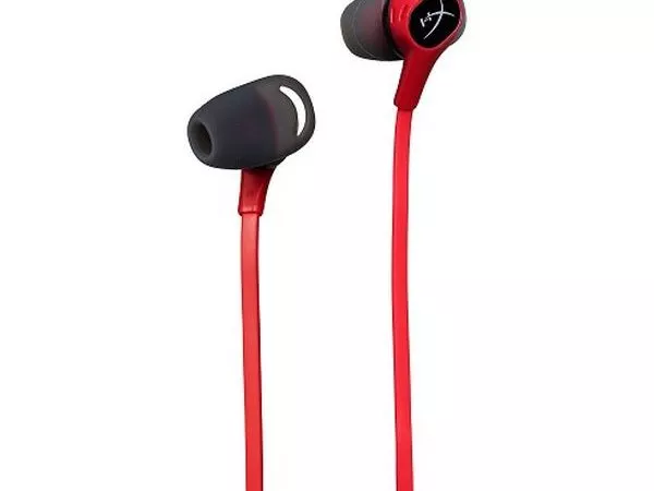 Gaming Headset HyperX Cloud Earbuds, 14mm driver, 65 Ohm, 20-20000hz, 116db, 19g.,3.5mm(4pin), Red