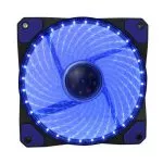 PC Case Fan GAMEMAX GMX-GF12B, 120mm, 23.4dB, 46.5CFM, 1100RPM, Hydraulic bearing, Blue LED, 3&4 Pin