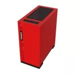 Case mATX GAMEMAX H601BR, w/o PSU, 1x120mm, Red LED, USB3.0, Side Window, Black/Red