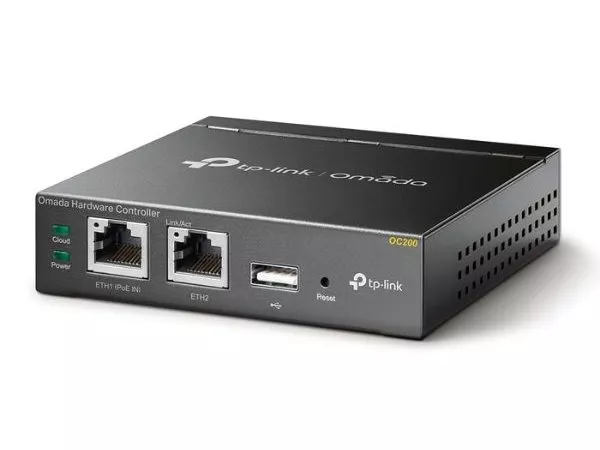 Wi-Fi Controller Omada Cloud TP-LINK "OC200", 2*10/100 LAN, USB, up to 100 Omada Devices