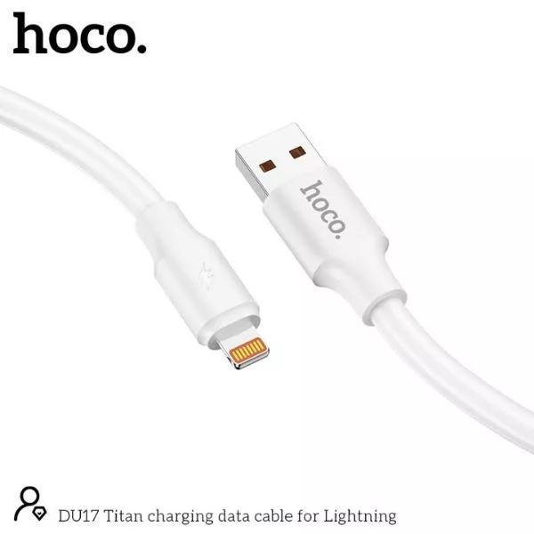 HOCO DU17 Titan charging data cable for Lightning 1m