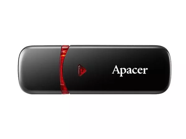 16GB USB2.0 Flash Drive Apacer "AH333", Black, Classic Cap (AP16GAH333B-1)