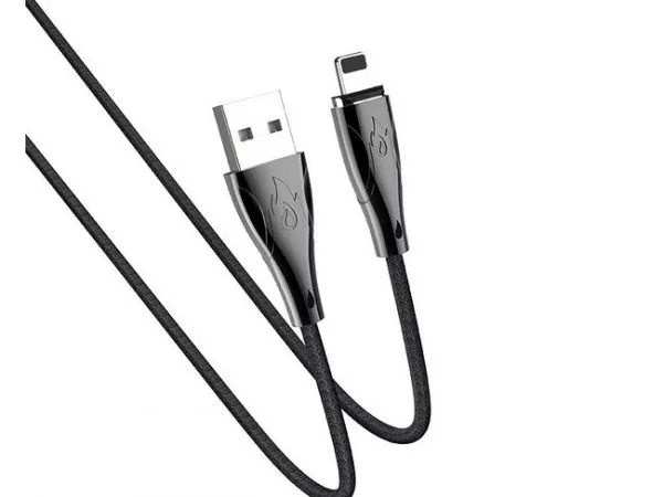 Hoco U75 Blaze magnetic charging data cable for Lightning (1.2m) Black