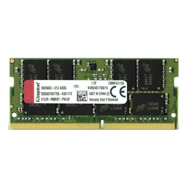8GB DDR4-2666 SODIMM  Kingston ValueRam (KVR26S19S6/8), PC21300, CL19, 1Rx16, 1.2V