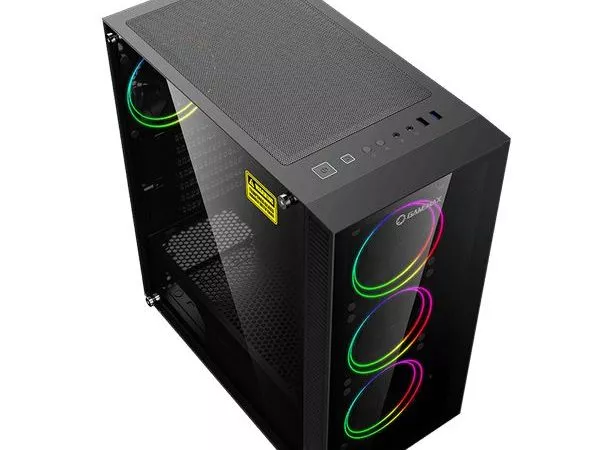 Case ATX GAMEMAX Draco XD, w/o PSU, 4x120mm ARGB fans. ARGB HUB, TG, Dust Filter, USB 3.1, Black