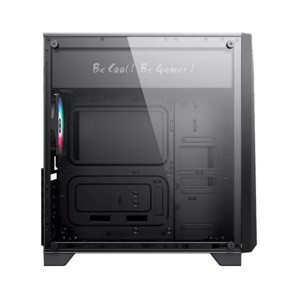 Case ATX GAMEMAX Nova N6, w/o PSU, 1x120mm, ARGB LED fan, ARGB LED strip, TG, USB 3.1, Black