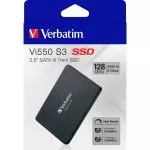 2.5" SSD 128GB Verbatim VI550 S3, SATAIII, Sequential Reads: 560 MB/s, Sequential Writes: 430 MB/s фото