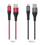 Hoco X38 Cool Charging data cable for Micro (1.0m) Red