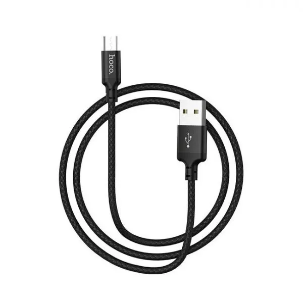 HOCO X14 Times speed micro charging cable (L=2M), black