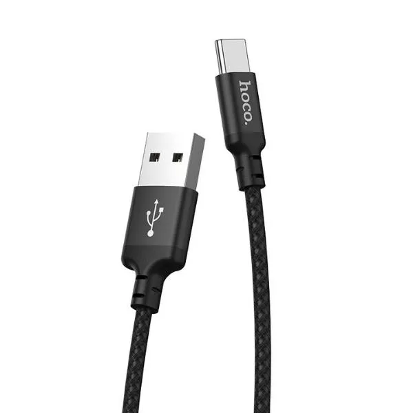HOCO X14 Times speed type-c charging cable (L=2M), black