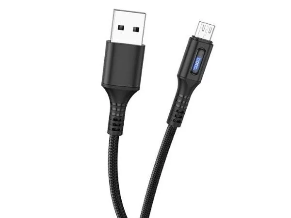 HOCO U79 Admirable smart power off charging data cable for Micro 1,2m