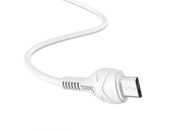 Hoco X37 Cool power charging data cable for Micro (1.0m) White
