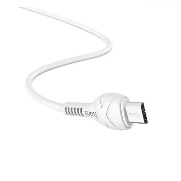 Hoco X37 Cool power charging data cable for Micro (1.0m) White